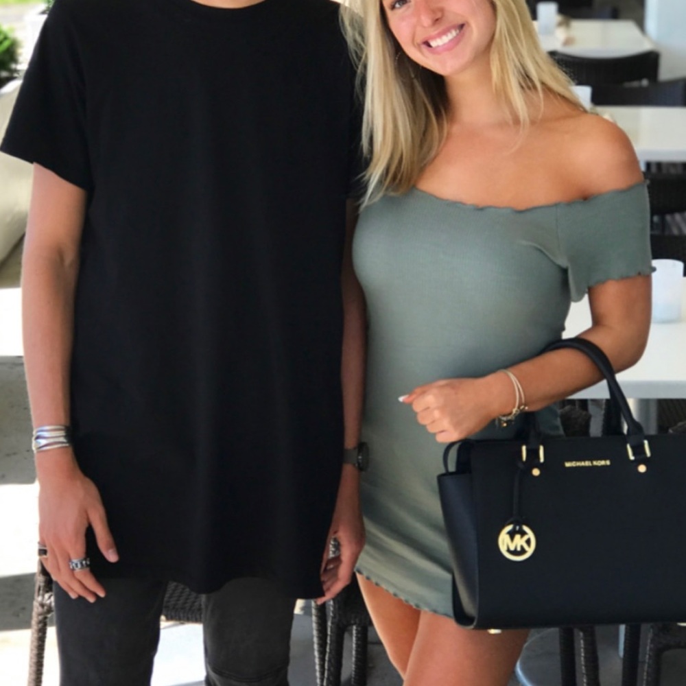 Off the shoulder dress